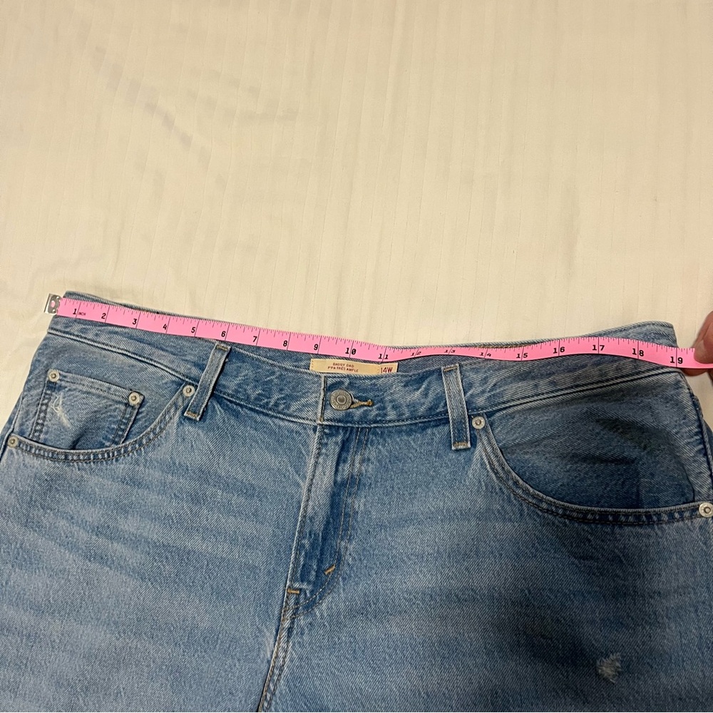 Levis Baggy Dad Jean Blue size 14W - Picture 13 of 15